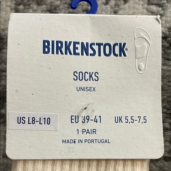 BIRKENSTOCK Unisex Socks - Cream and White - Picture 3 of 5